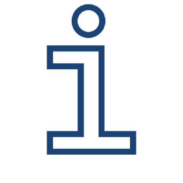 A simple blue rectangle on a white background.