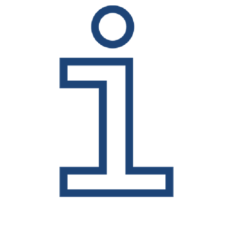 A simple blue rectangle on a white background.